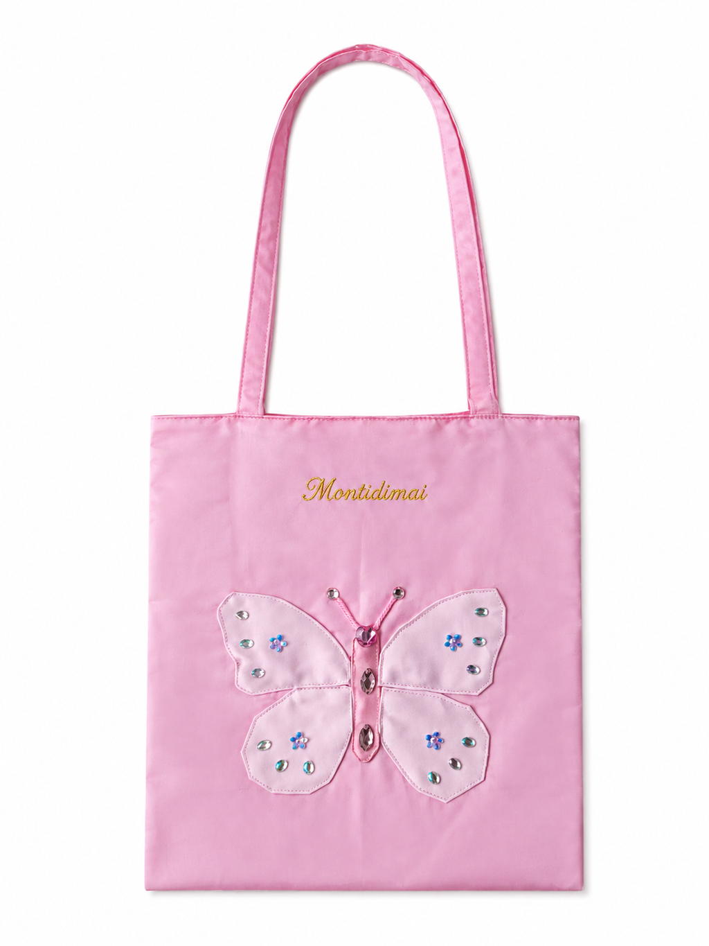Butterfly Dream Satin Tote Bag