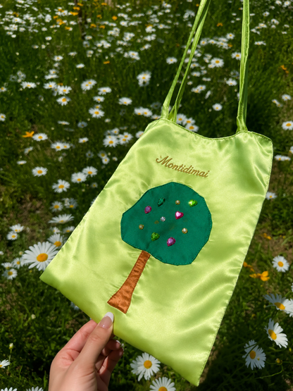 Enchanted Tree Satin Tote Bag