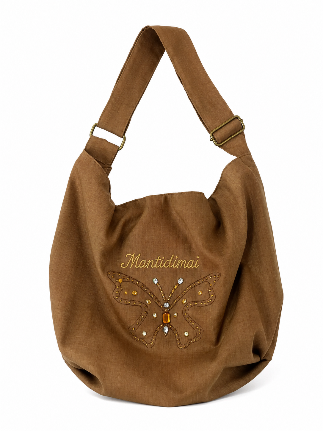 Butterfly Hobo Bag – Brown