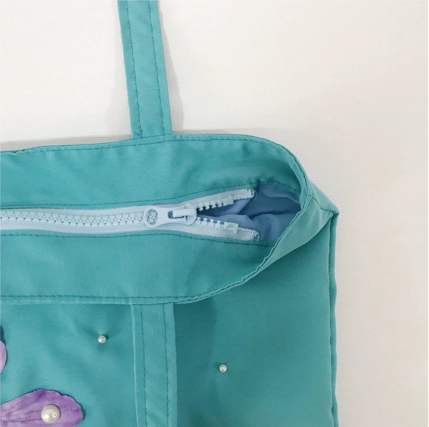 Garden Bloom Satin Tote Bag