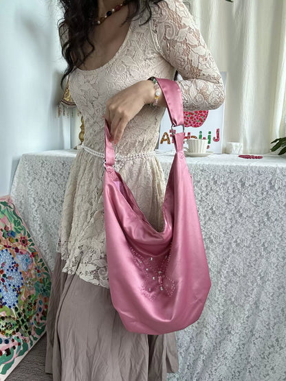Butterfly Hobo Bag – Pink