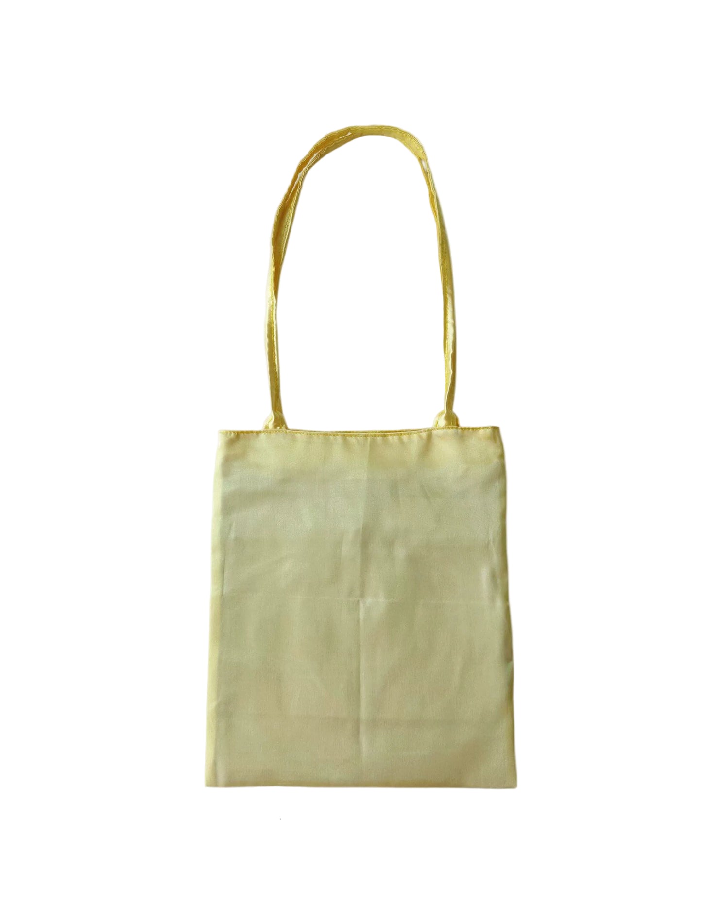 Lemon Garden Satin Tote Bag