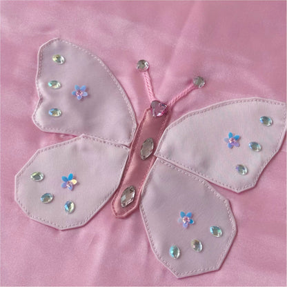 Butterfly Dream Satin Tote Bag
