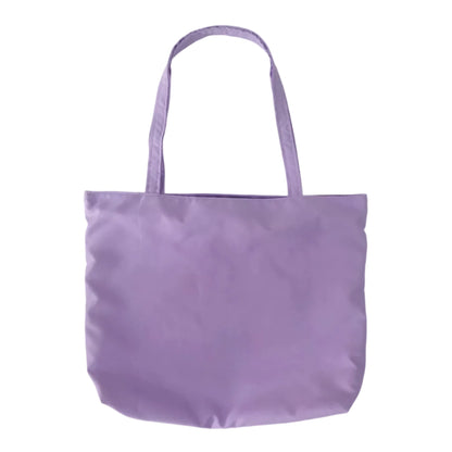 Lavender Blossom Satin Tote Bag