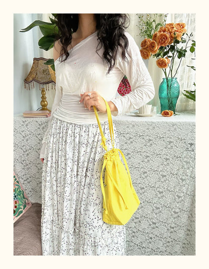 Drawstring Bag – Yellow