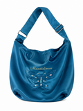 Butterfly Hobo Bag – Teal Blue