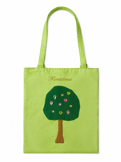 Enchanted Tree Satin Tote Bag