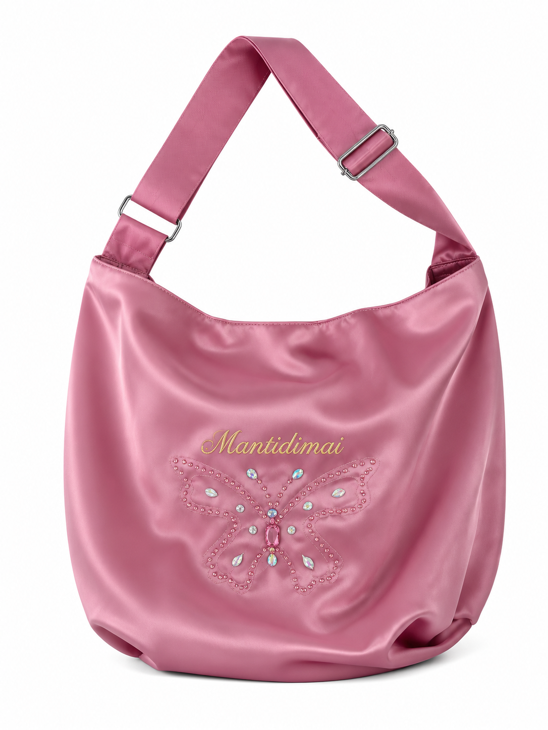Butterfly Hobo Bag – Pink