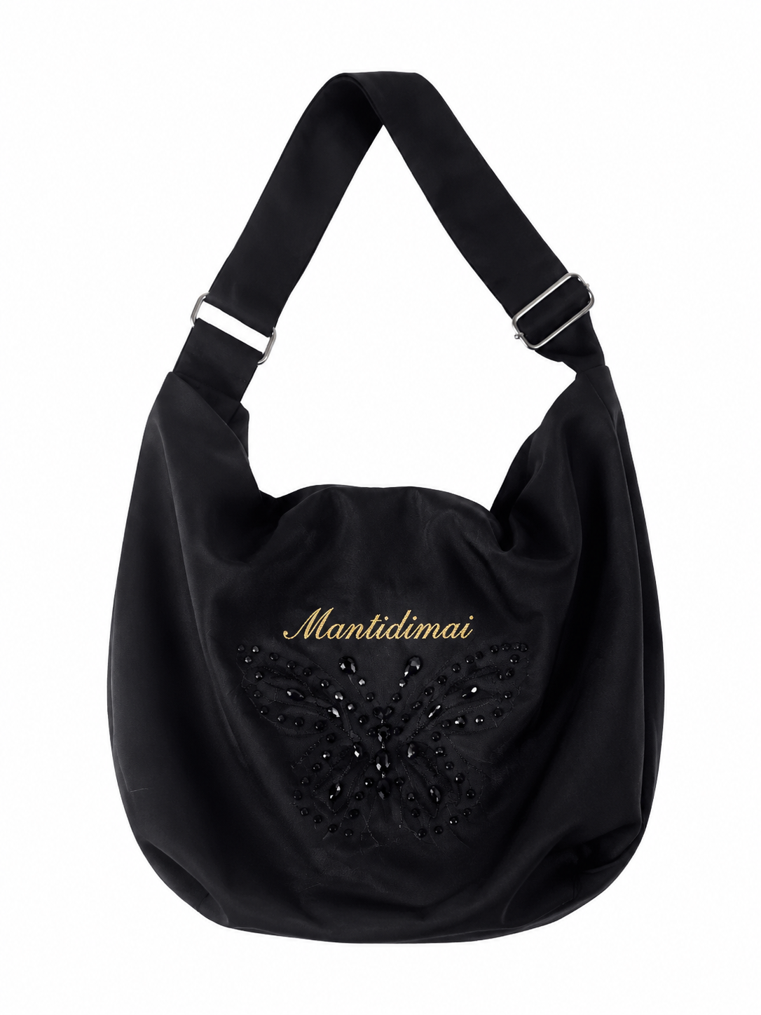 Butterfly Hobo Bag – Black